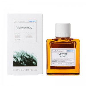 Korres Vetiver Root Eau de Toilette 50ml - Ανδρικό Άρωμα Mε Νότες Περγαμόντου & Πράσινου Τσαγιού