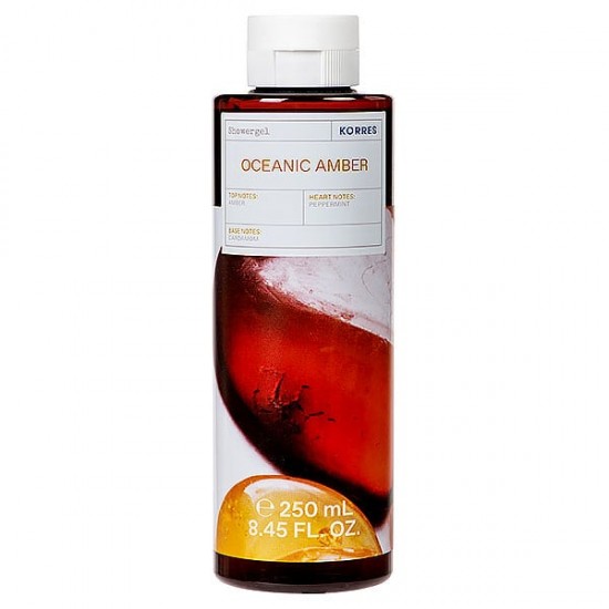 Korres Shower Gel Oceanic Amber Αφρόλουτρο Κεχριμπάρι του Ωκεανού, 250ml