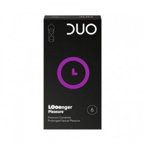 Duo Condoms Looonger Pleasure 6τμχ