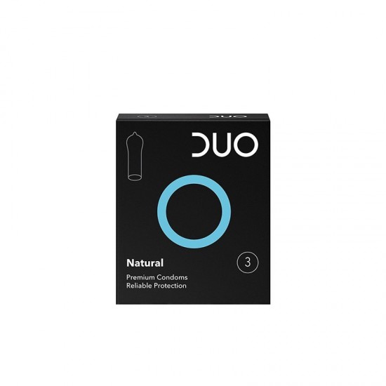 DUO Natural - Προφυλακτικά Κανονικά 3τμχ