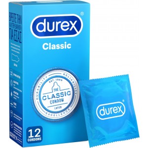 Durex Classic The Beloved Original Προφυλακτικά με Ήπια Λίπανση, 12τεμ