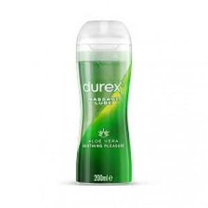 Durex Λιπαντικό Διεγερτικό Gel Play Massage 2-in-1 Aloe Vera 200ml