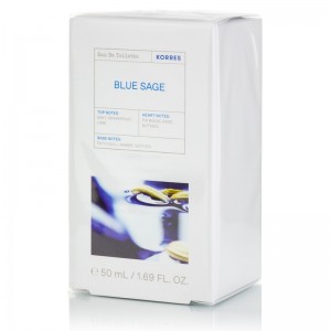 Korres Blue Sage Eau De Toilette Ανδρικό Άρωμα, 50ml