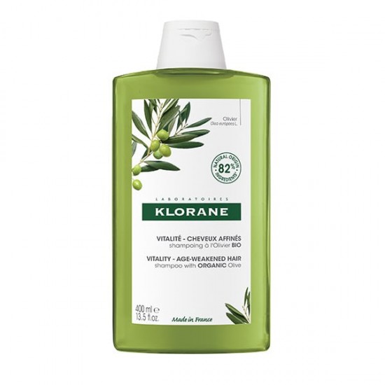 Klorane Vitality Shampoo with Organic Olive for Age-Weakend Hair Αντιγηραντικό Σαμπουάν για Πυκνότητα και Ζωντάνια με Βιολογικό Εκχύλισμα Ελιάς, 400ml