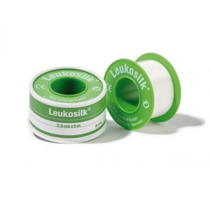 BSN Leukosilk Αυτοκόλλητη Επιδεσμική Ταινία 2.5cm x 4.6cm