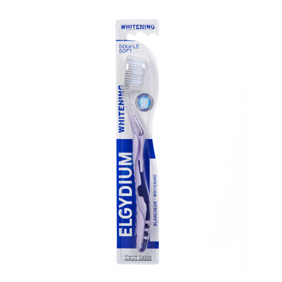 Elgydium Whitening Οδοντόβουρτσα Medium  Μωβ, 1 τεμάχιο