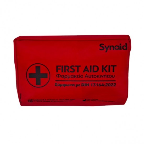 Syndesmos First Aid Kit Φαρμακείο Αυτοκινήτου με Πιστοποίηση DIN 13164, 1Tμχ 