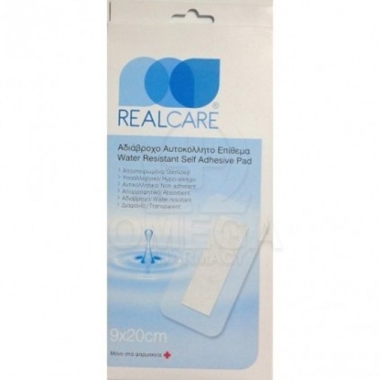 Real Care Αδιάβροχα Αυτοκόλλητα Επιθέματα (9cm x 20cm), 5τεμ