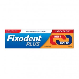 Fixodent Plus Premium Best Hold Στερεωτική Κρέμα για Ισχυρό Κράτημα, 40gr