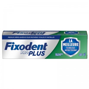 Fixodent Pro Plus Η Καλύτερη Αντιβακτηριακή Τεχνολογία, Στερεωτική Κρέμα για Τεχνητή Οδοντοστοιχία 40g 