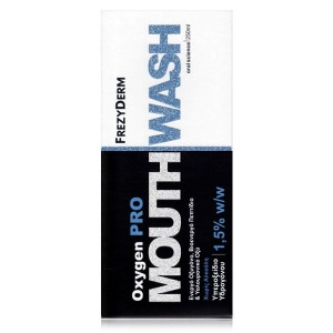 Frezyderm Mouthwash Oxygen Pro Στοματικό Διάλυμα Με Ενεργό Οξυγόνο, Βιονεργό Πεπτίδιο & Υαλουρονικό Οξύ, 250ml