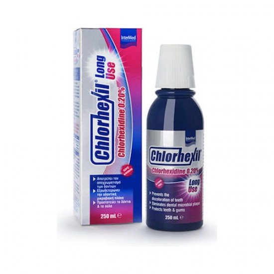 Intermed Chlorhexil 0.20% Mouthwash Long Use Στοματικό Διάλυμα με 0.20% χλωρεξιδίνη, 250ml