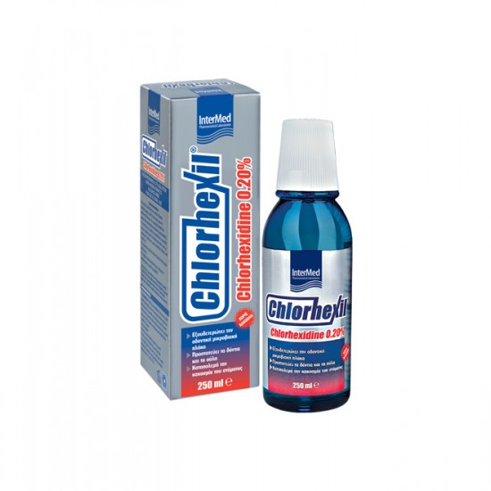 Intermed Chlorhexil® 0.20% Mouthwash Στοματικό Διάλυμα με 0.20% Χλωρεξιδίνη, 250 ml