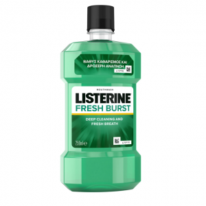 Listerine Fresh Burst, Στοματικό Διάλυμα Για Προστασία Απο Την Πλάκα, 250ml