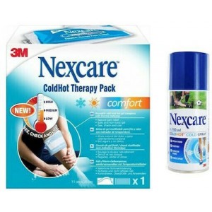 Nexcare Coldhot Comfort Παγοκύστη & Θερμοφόρα Πολλαπλών Χρήσεων για Φυσική Ανακούφιση από τον Πόνο 11cm x 26cm & ColdHot Cold Spray 150ml, 1τεμ