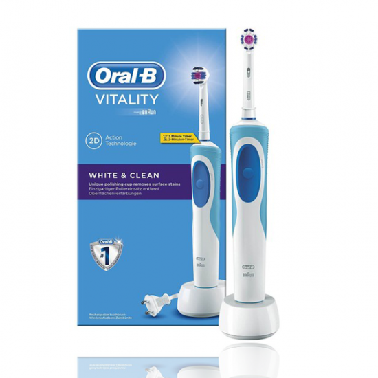 Oral B Vitality White & Clean Ηλεκτρική Οδοντόβουρτσα Mε Χρονομετρητή