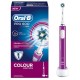 OralB Ηλεκτρική Οδοντόβουρτσα PRO 600 Cross Action - Colour Edition Ροζ 1 τμχ