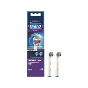 Oral B 3D White Clean Maximiser Ανταλλακτικές Κεφαλές για Ηλεκτρική Οδοντόβουρτσα, 2τεμ