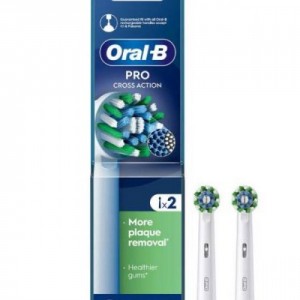 Oral-B Pro CrossAction Ανταλλακτικές Κεφαλές Ηλεκτρικής Οδοντόβουρτσας, 2τεμ