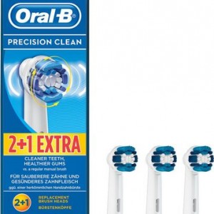 OralB Precision Clean Ανταλλακτικά Βουρτσάκια, 2+1 Δώρο