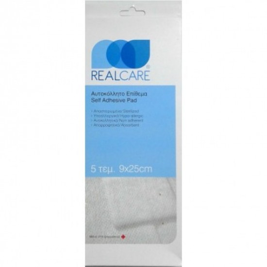 Real Care Αδιάβροχα Αυτοκόλλητα Επιθέματα (9cm x 25cm), 5τεμ