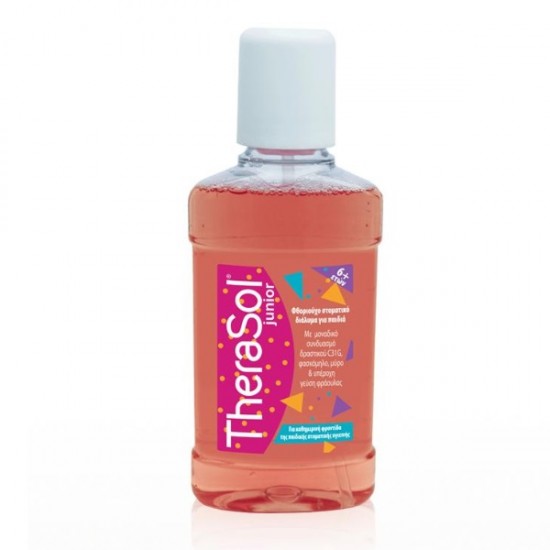 Therasol Junior Φθοριούχο Στοματικό Διάλυμα για Παιδιά 6+ ετών, 250ml