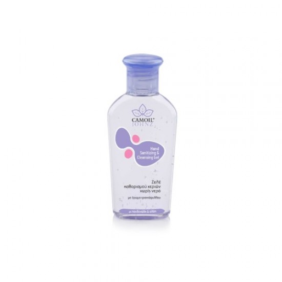 Zarbis Camoil Hand Sanitizing & Cleansing Gel Καθαρισμού Χεριών Xωρίς Νερό Τριαντάφυλλο, 80ml
