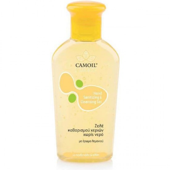 Zarbis Camoil Hand Sanitizing & Cleansing Gel Καθαρισμού Χεριών Xωρίς Νερό Λεμόνι, 80ml