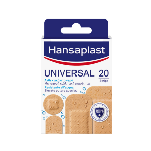 Hansaplast Universal Water Resistant Επιθέματα Ανθεκτικά στο Νερό, 20τεμ