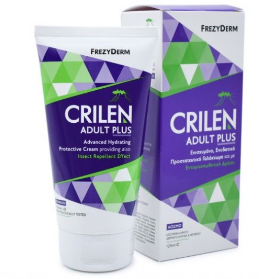 Frezyderm Crilen Adult Plus Ενισχυμένο Εντομοαπωθητικό Γαλάκτωμα για Ενήλικες, 125ml