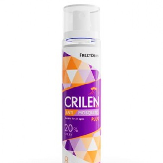 Frezyderm Crilen Anti-Mosquito Spray Plus Ενυδατικό Σπρέυ Κατά των Κουνουπιών με 20% IR3535, 100ml