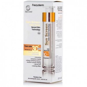 Frezyderm Sun Screen Color Velvet Face Spf30 - Έγχρωμο Αντηλιακό Προσώπου, 50ml