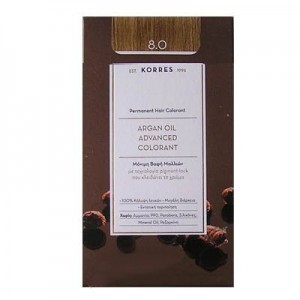 Korres ARGAN OIL Advanced Colorant 8.0 Ξανθό Ανοικτό