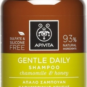 Apivita Gentle Daily Shampoo Απαλό Σαμπουάν για Καθημερινή Χρήση με Χαμομήλι & Μέλι, 250ml