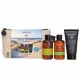 Apivita Quick Getaway Essentials to Go Gentle Daily Shampoo, 75ml + Mountain Tea Shower Gel, 75ml + Black Cleansing Gel, 50ml