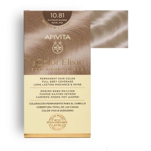 Apivita My Color Elixir Permanent Hair Color Μόνιμη Βαφή Μαλλιών No 10.81 Κατάξανθο Περλέ Σαντρέ