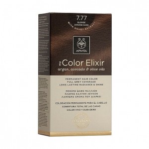 Apivita My Color Elixir Μόνιμη Βαφή Μαλλιών - Ξανθό Έντονο Μπεζ 7.77, 1 Τμχ