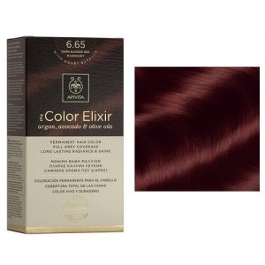 Apivita My Color Elixir Permanent Hair Color Μόνιμη Βαφή Μαλλιών No 6.65 Έντονο Κόκκινο