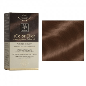 Apivita My Color Elixir Permanent Hair Color Μόνιμη Βαφή Μαλλιών No 7.35 Ξανθό Μελί Μαονί