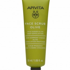 Apivita Face Scrub With the Olive Βαθιάς Απολέπισης με Ελιά, 50ml