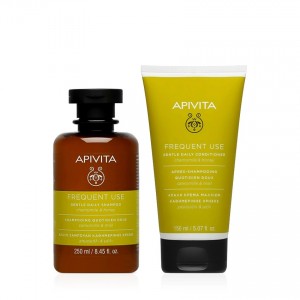 Apivita Promo Gentle Daily Shampoo 250ml & Conditioner Χαμομήλι και Μέλι, 150ml 