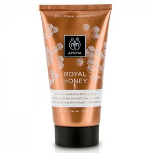 Apivita Royal Honey Moisturizing Body Cream Πλούσια Κρέμα Ενυδάτωσης Σώματος με Μέλι, 150ml