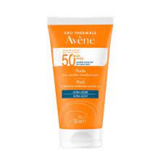 Avene Ultra Light Fluide SPF50+ Αντιηλιακή Κρέμα Προσώπου για Κανονική/ Μικτή Επιδερμίδα, 50ml