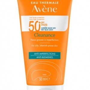 Avene Cleanance Solaire SPF50+ Αντιηλιακή Κρέμα Προσώπου για Λιπαρό Δέρμα Με Ατέλειες, 50ml