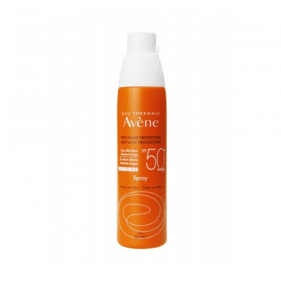 Avene Spray SPF50+ Αντιηλιακό Προσώπου & Σώματος σε Μορφή Σπρέι για το Ευαίσθητο Δέρμα, 200ml