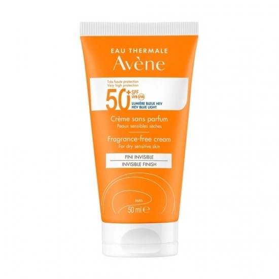 Avene Soins Solaire Cream SPF50+ Αντιηλιακή Κρέμα Προσώπου για Ξηρό/ Πολύ Ξηρό Δέρμα, 50ml