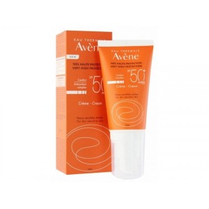 Avene Solaire Creme SPF50+ Αντηλιακή Κρέμα Προσώπου για Ξηρή & πολύ Ξηρή επιδερμίδα, 50ml