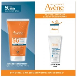 Avene Promo Intense Protect Αντηλιακό για Σώμα & Πρόσωπο SPF50+, 150ml & Δώρο After Sun Restorative Lotion Λοσιόν Επανόρθωσης με Ιαματικό Νερό για Μετά τον Ήλιο, 50ml, σετ