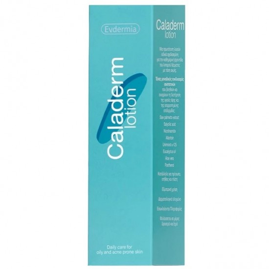 Evdermia Caladerm Acne & Oily Skin Lotion Λοσιόν για Λιπαρά Δέρματα με τάση Ακμής, 200ml