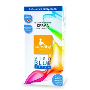Απαλή Αποτριχωτική Κρέμα Για Το Πρόσωπο - Carnaby Cosmetics Viso Blue Cream - 60ml